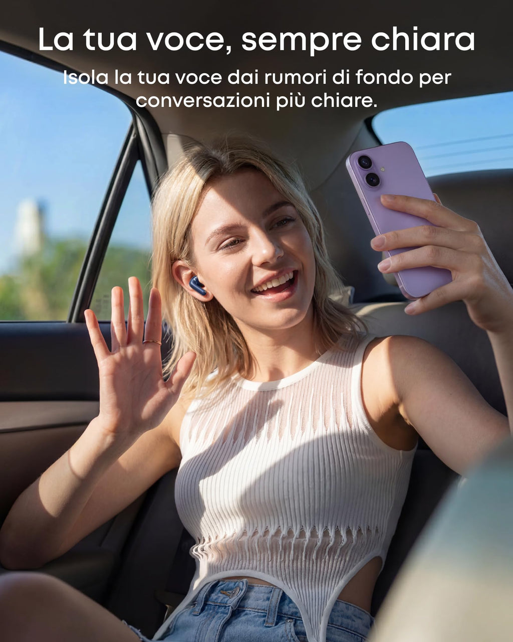 Soundcore di Anker P31i Cuffie Bluetooth con Cancellazione Adattiva Rumore