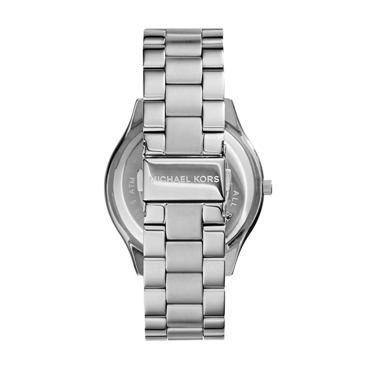 Michael Kors Orologio Slim Runway da donna, movimento al quarzo a tre lancette da 42 mm con cinturino in acciaio inossidabile