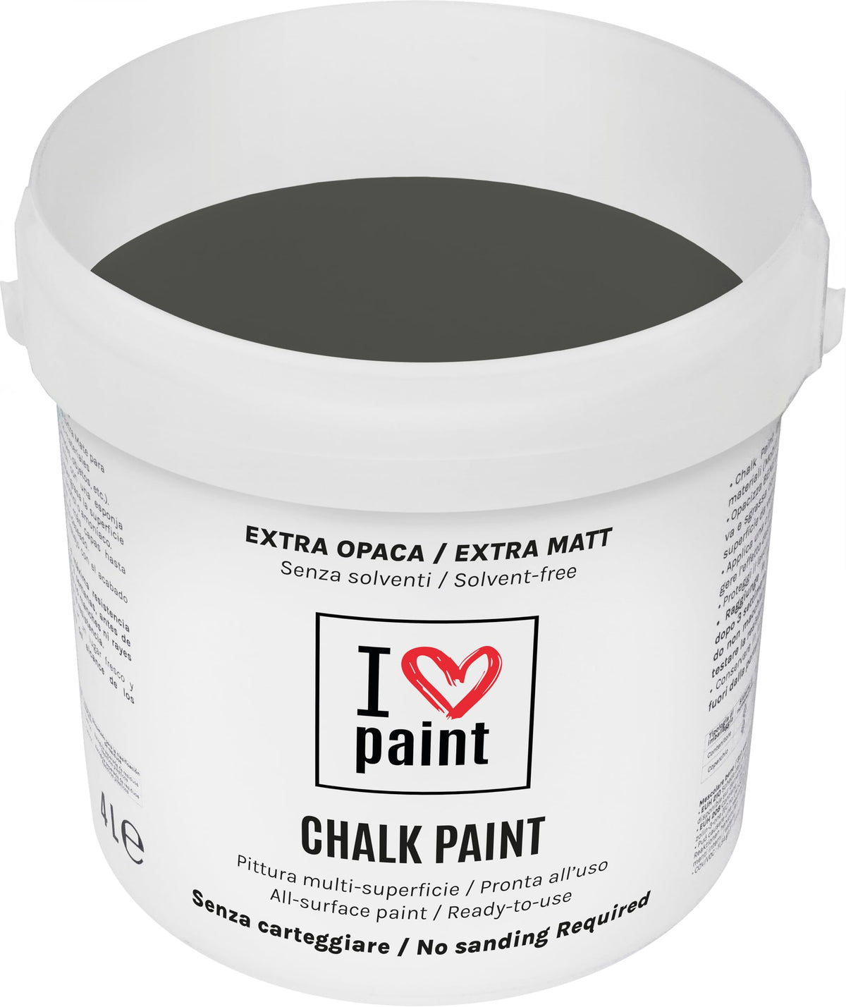I LOVE paint Cera Trasparente per Chalk Paint e Legno 375ml - Non Altera il Colore Originale - Perfetta per Superfici Porose e Restauro - Con Cera d'Api e Cere Nobili