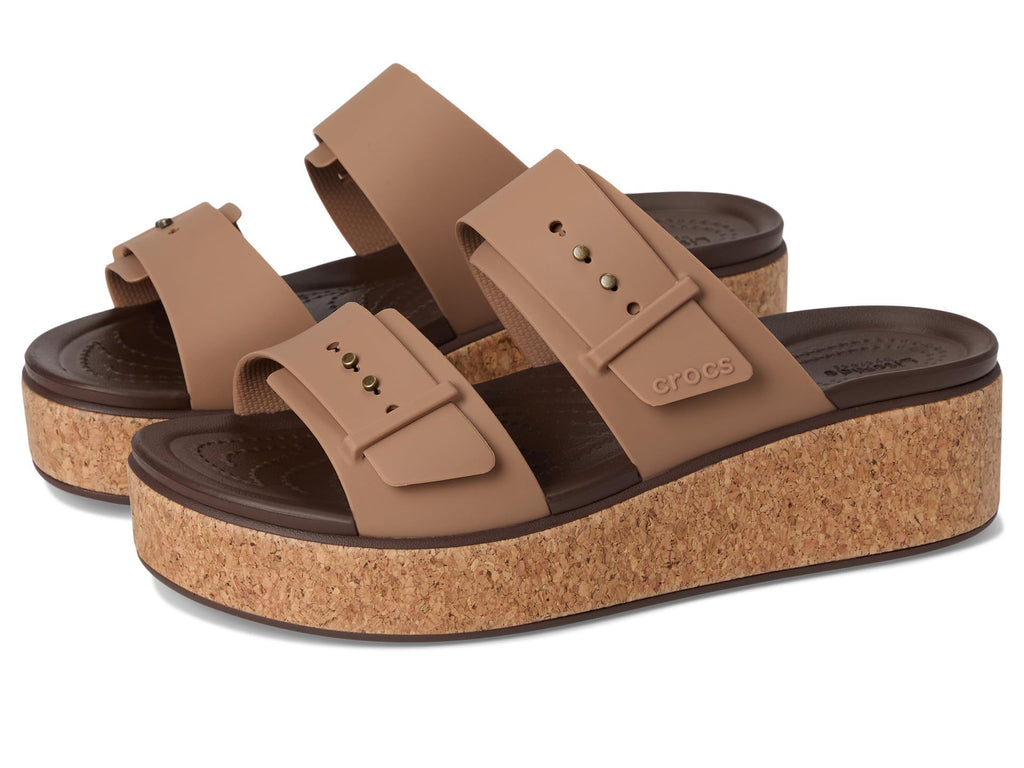 Crocs Brooklyn Cork Buckle, Sandali Donna