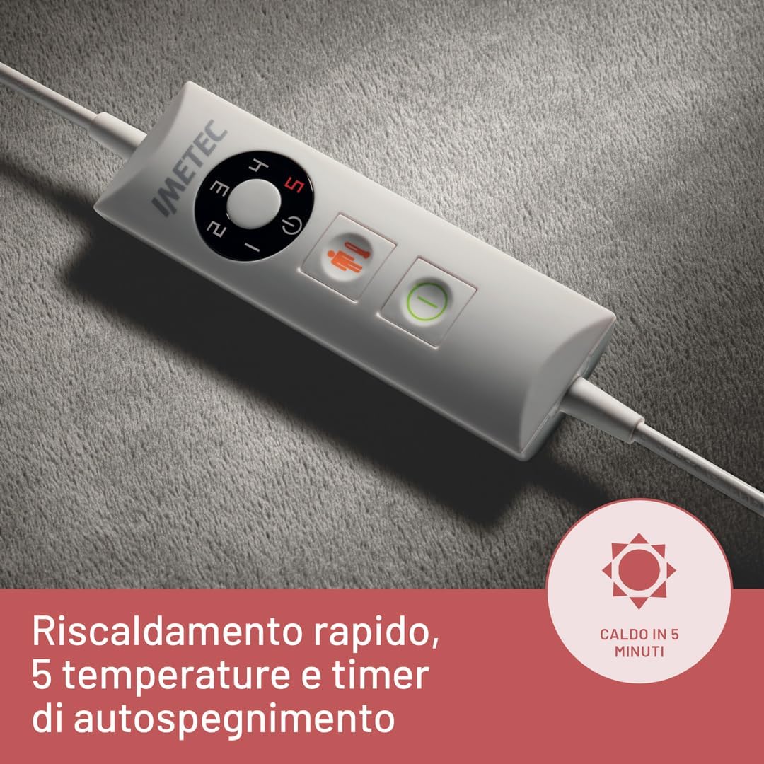 Imetec Intellisense Cervical – Termoforo cervicale e spalle 47x52 cm