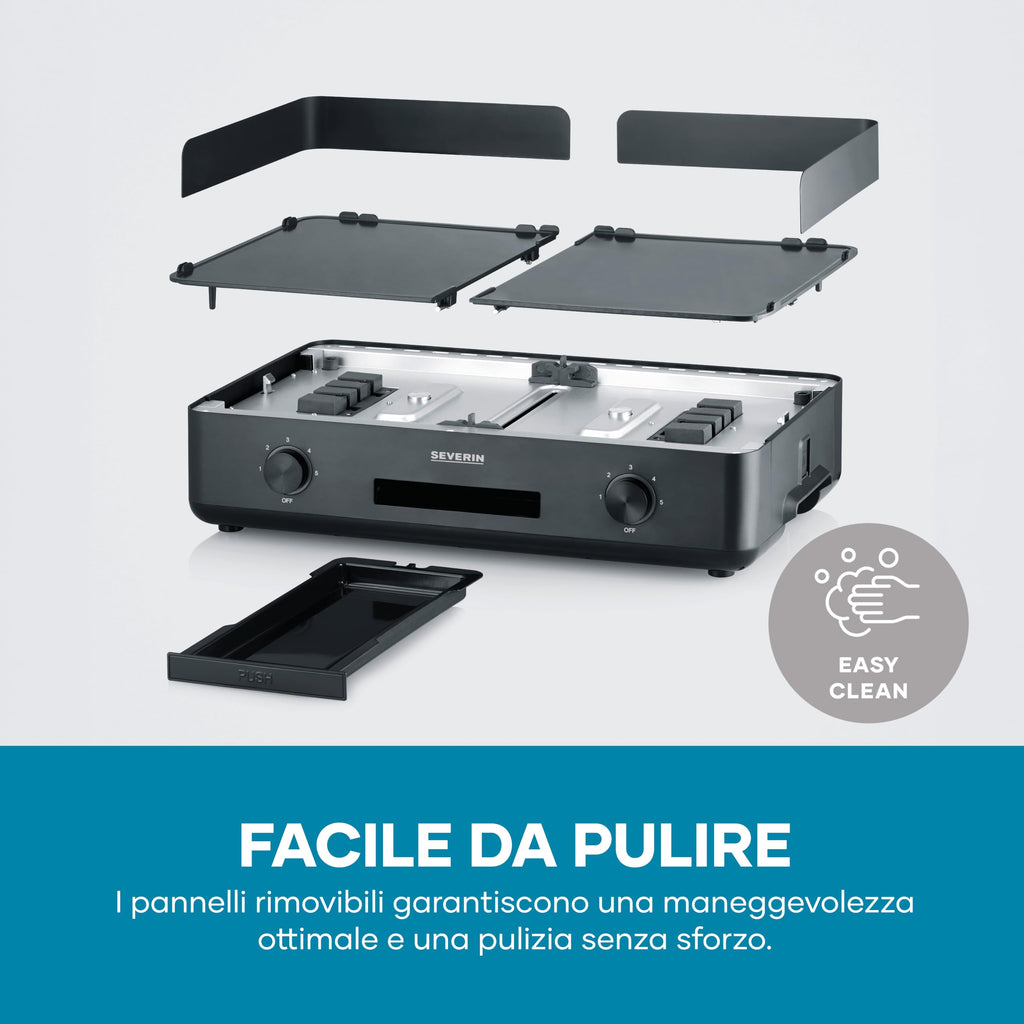 SEVERIN Barbecue Elettrico da Tavolo 2200W - PG 8565