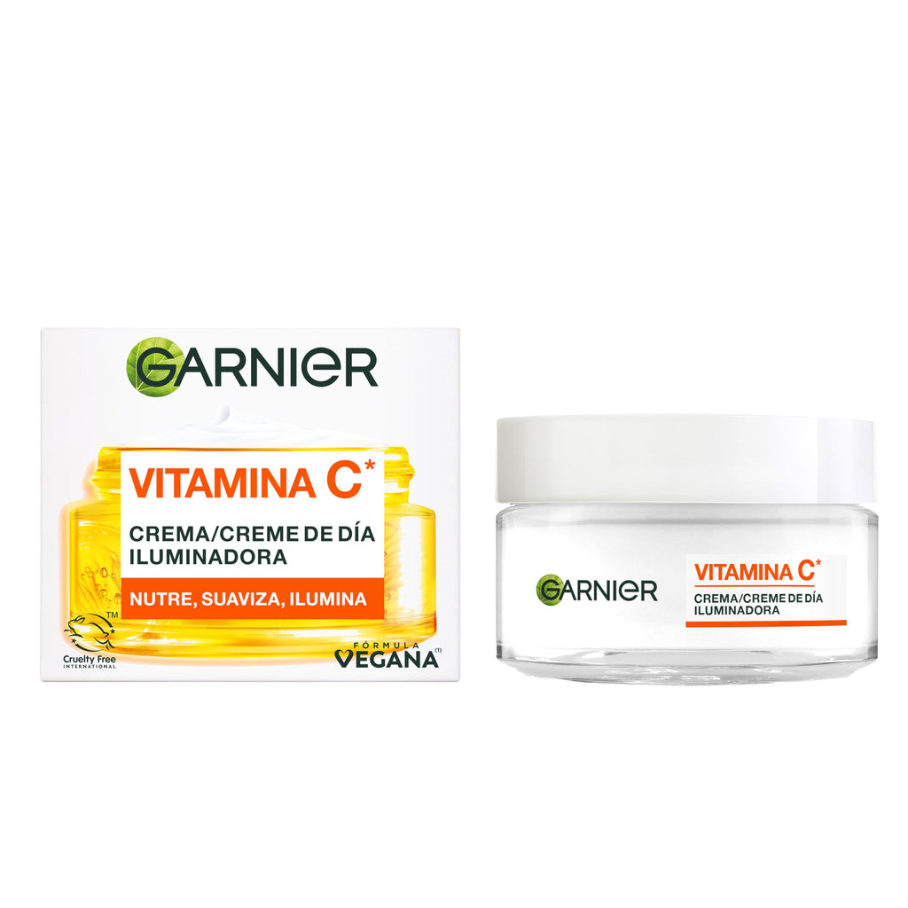 Garnier Siero Viso Vitamina C Anti-Macchie, Illuminante e Rimpolpante, Arricchito con Vitamina C, Niacinamide e Acido Salicilico, Pelle Libera dalle Macchie Scure in 6 Giorni, Incarnato Luminoso, 30ml