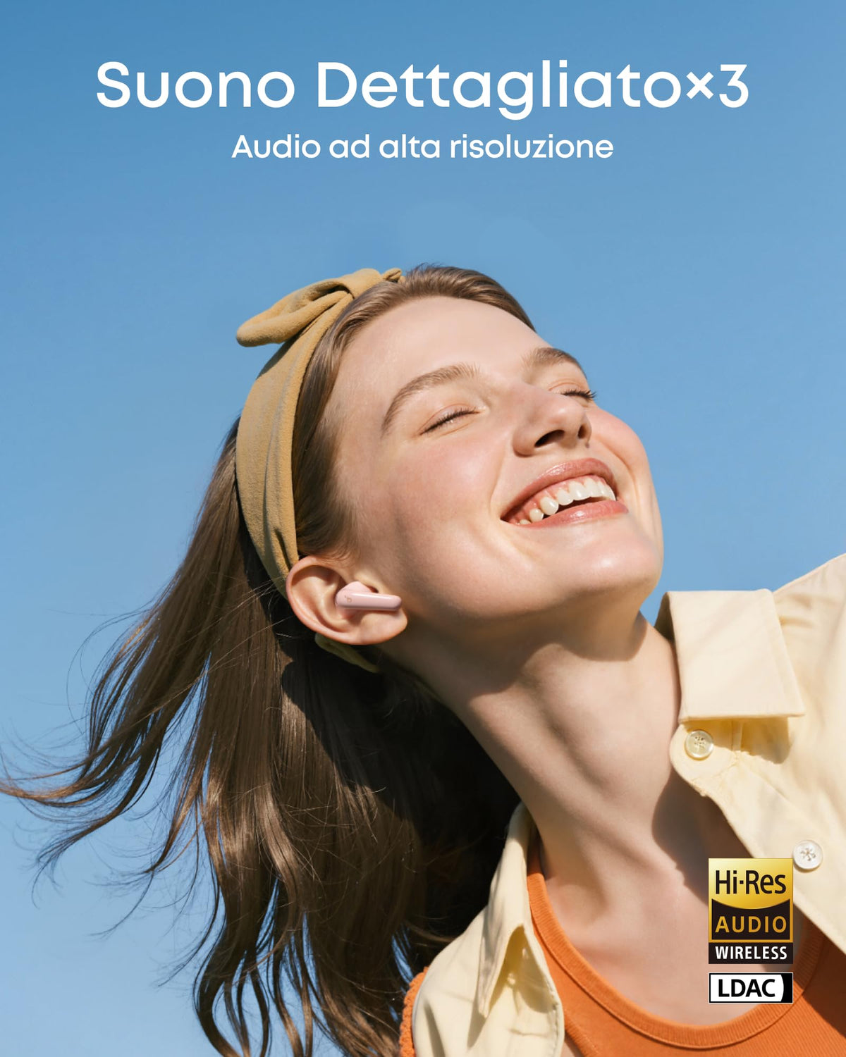 Soundcore di Anker P31i Cuffie Bluetooth con Cancellazione Adattiva Rumore