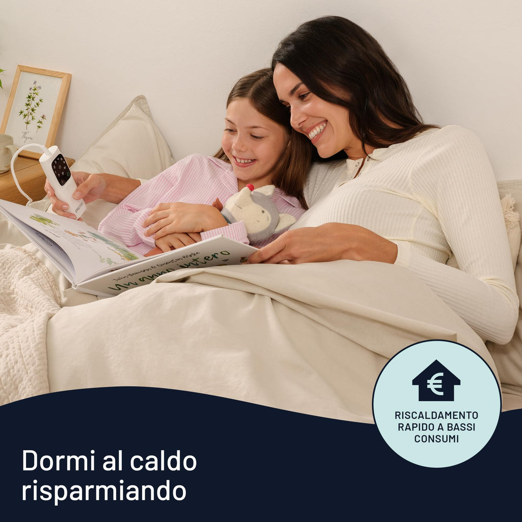 Imetec Scaldasonno Adapto – Scaldaletto singolo 150x80 cotone