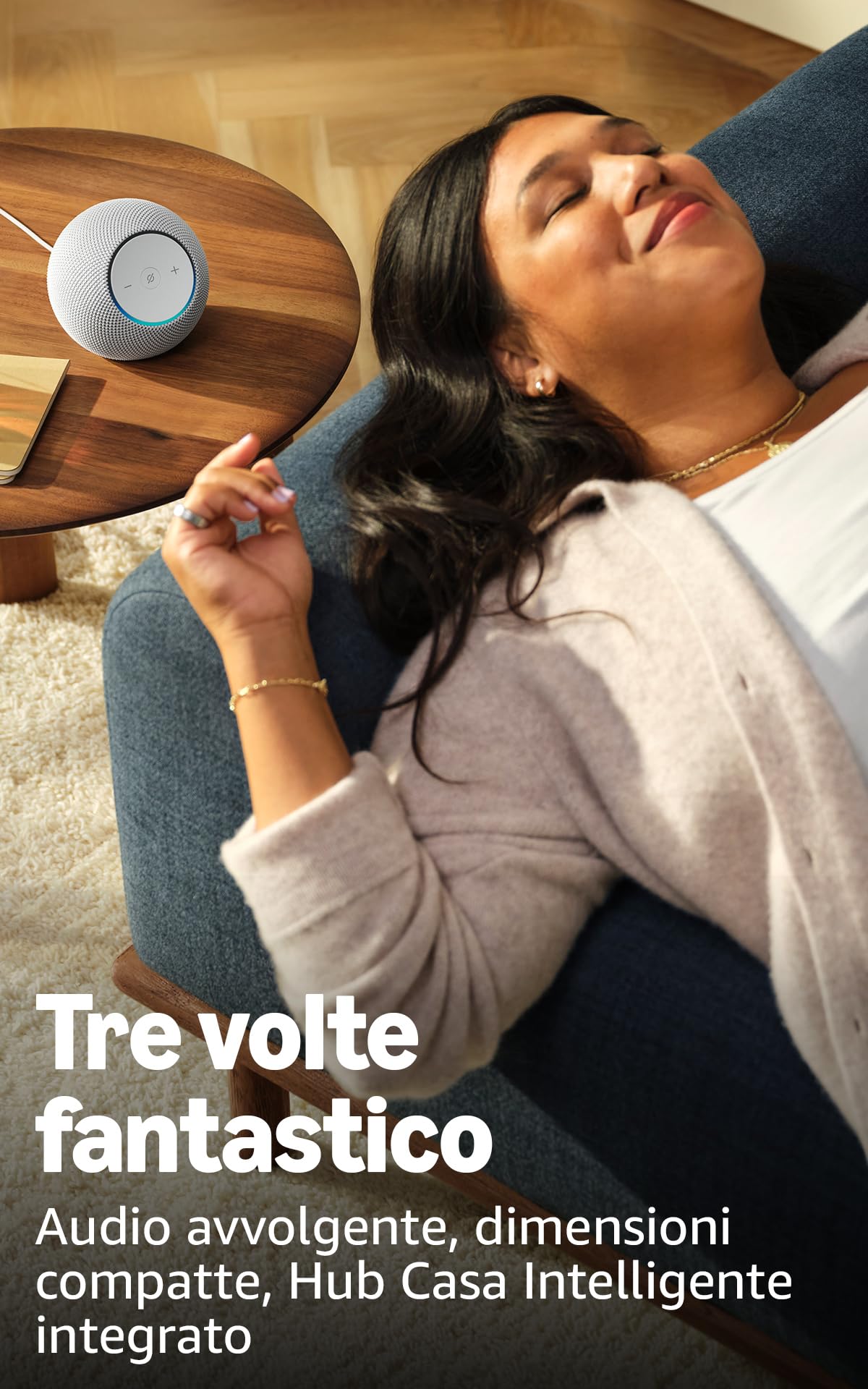 Amazon Echo Dot Max (ultimo modello) - Altoparlante Alexa con audio avvolgente, Hub Casa Intelligente integrato, Grafite, con Accesso Anticipato ad Alexa+
