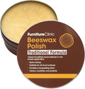 Cera d'Api Naturale per Legno & Mobili Furniture Clinic: 200ml - Rifinisce e Lucida Ogni Legno per Armadi, Porte, Pavimenti- a Basso Odore, Atossica