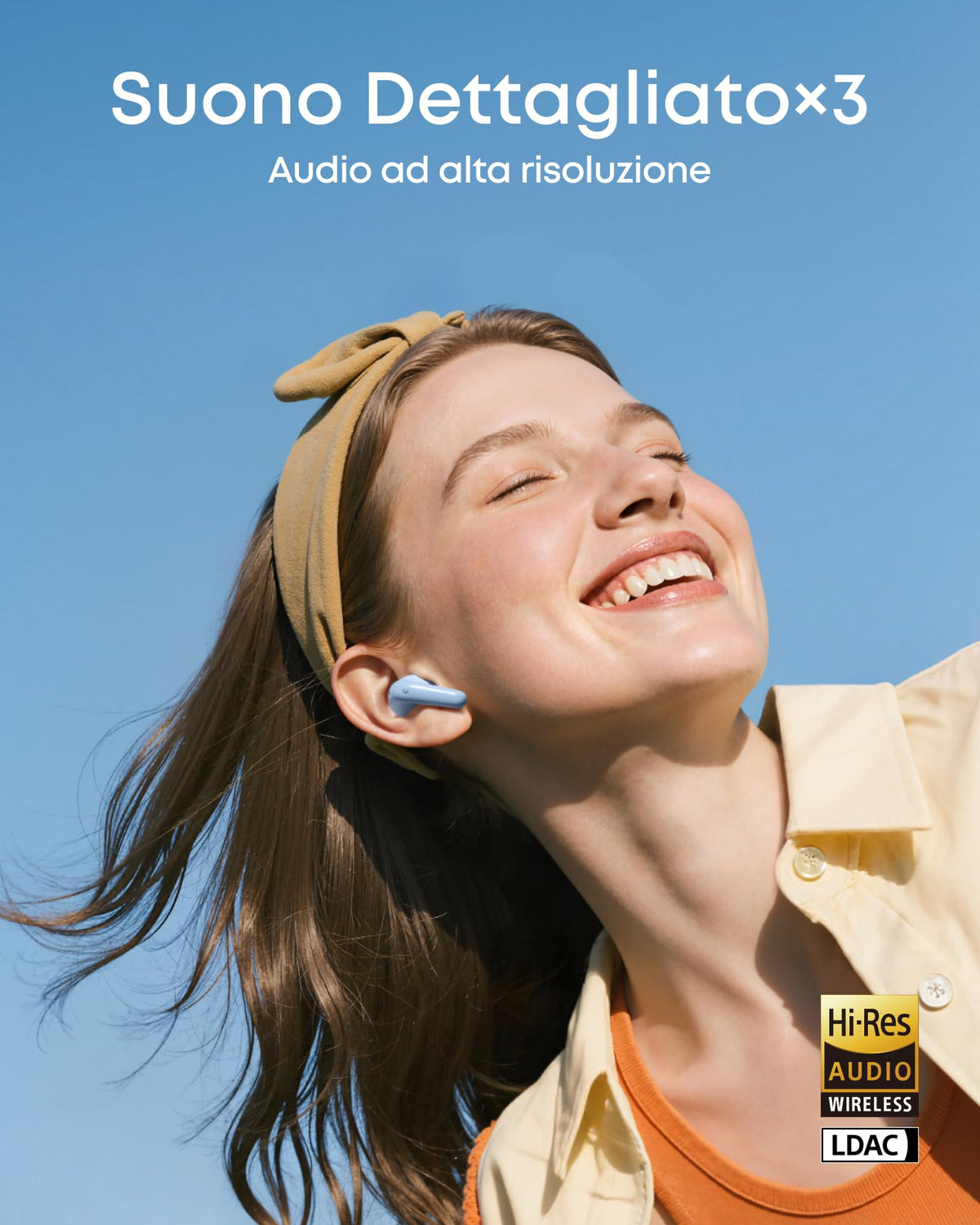 Soundcore di Anker P31i Cuffie Bluetooth con Cancellazione Adattiva Rumore