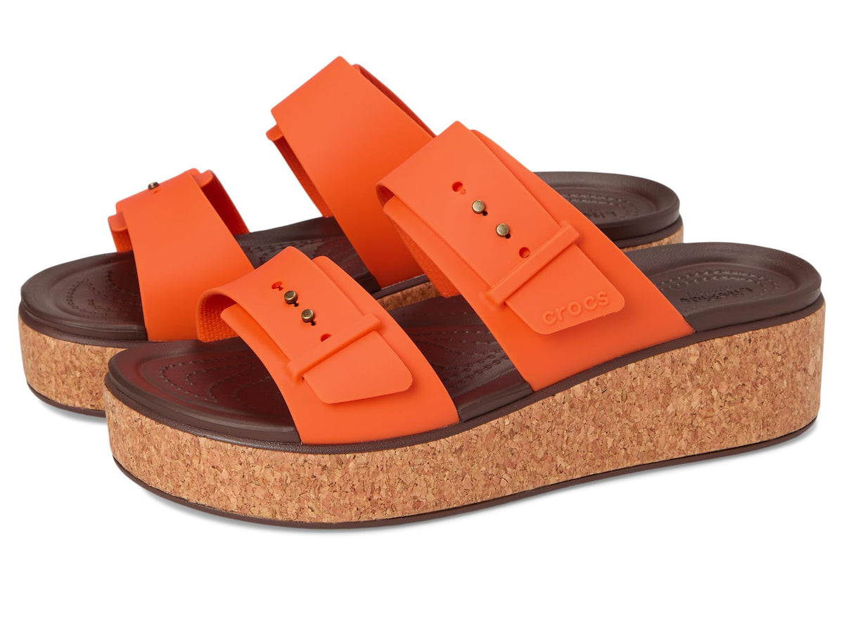 Crocs Brooklyn Cork Buckle, Sandali Donna