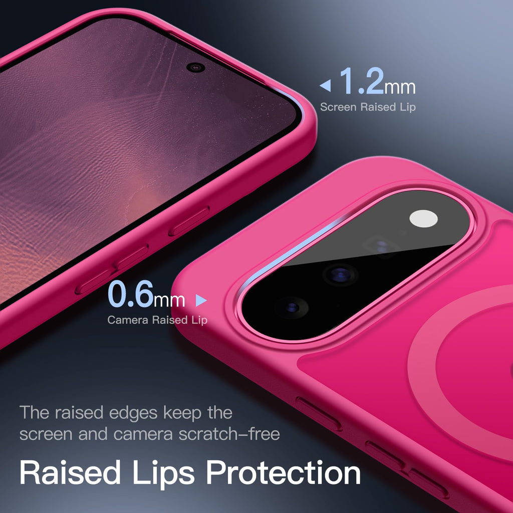 JETech Cover Magnetica per Google Pixel 10/10 Pro, Nero Ossidiana