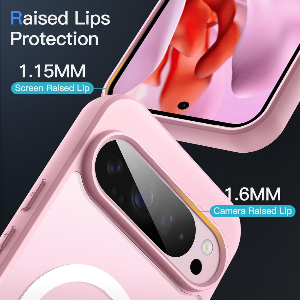 JETech Cover Magnetica per Google Pixel 10/10 Pro, Nero Ossidiana