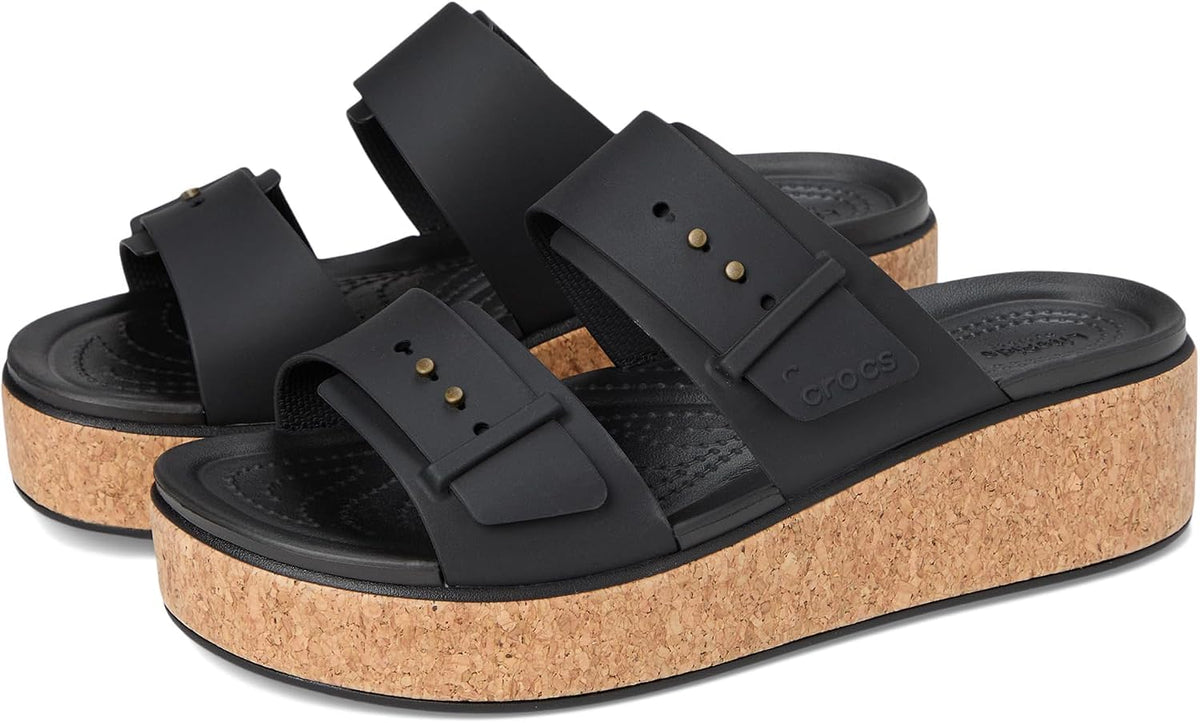 Crocs Brooklyn Cork Buckle, Sandali Donna