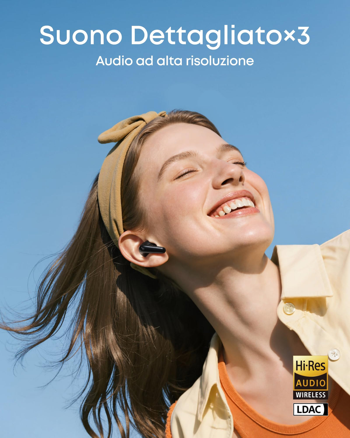 Soundcore di Anker P31i Cuffie Bluetooth con Cancellazione Adattiva Rumore