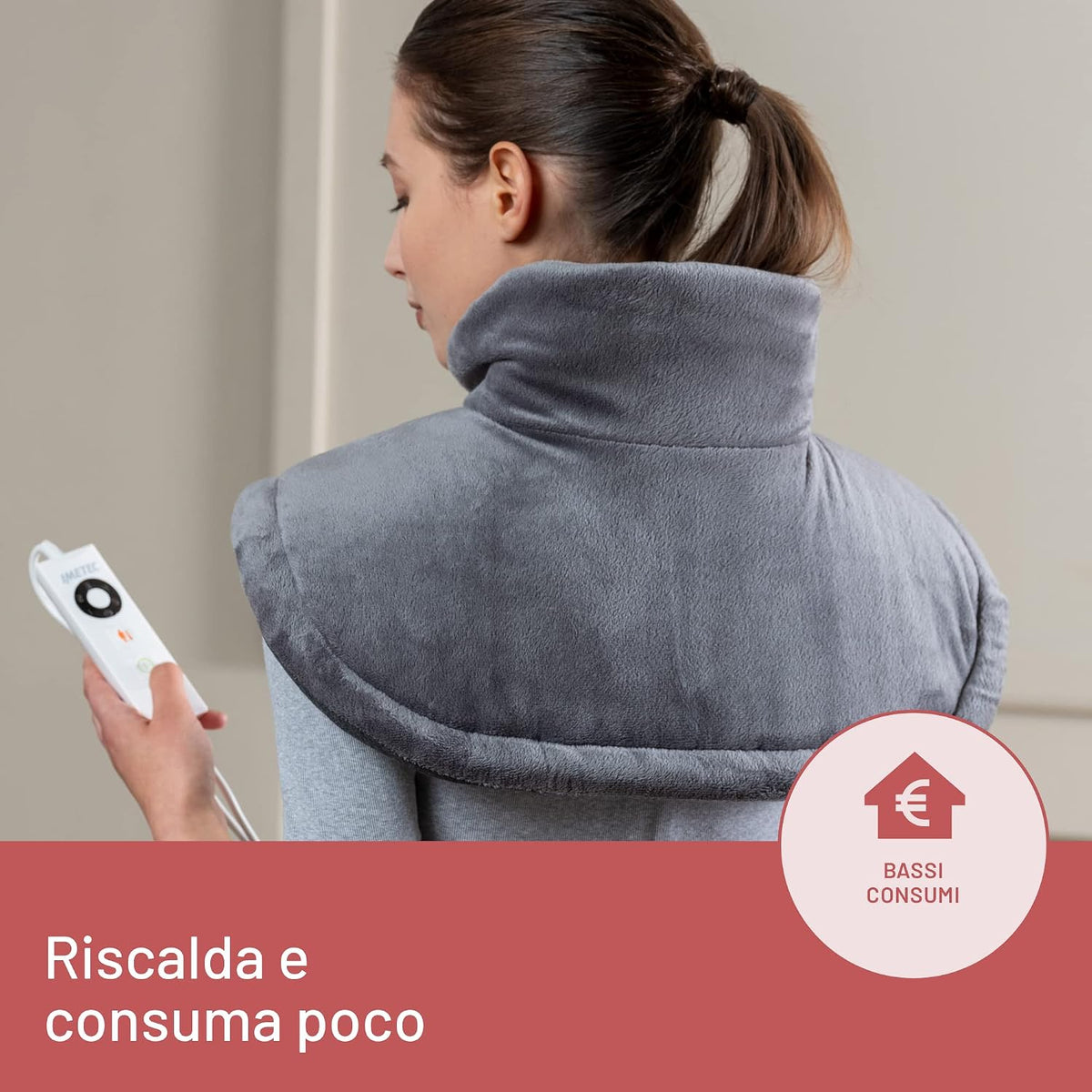 Imetec Intellisense Cervical – Termoforo cervicale e spalle 47x52 cm