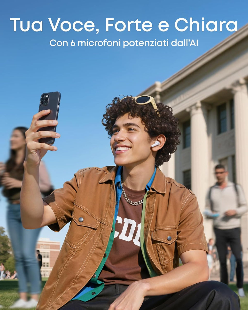 Soundcore di Anker P31i Cuffie Bluetooth con Cancellazione Adattiva Rumore