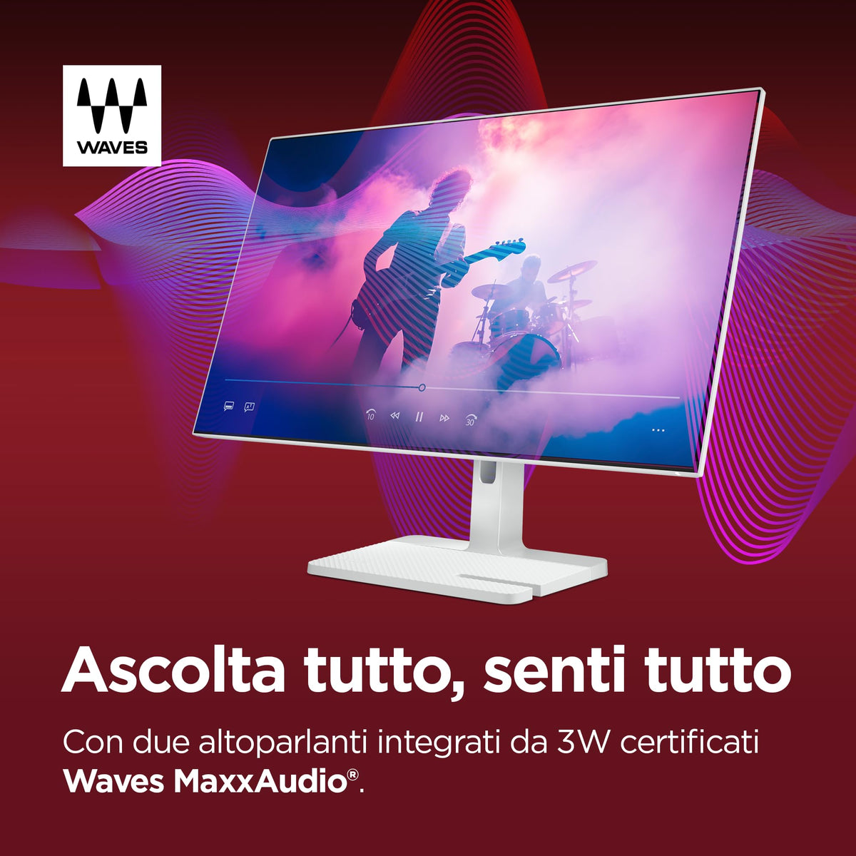 Lenovo L27-45 Monitor IPS 27" Full HD, 144Hz, 1ms, Altoparlanti integrati, HDMI e VGA, Ideale per Gaming, Studio e Home Office, VESA 100x100mm, AMD FreeSync, Inclinazione Regolabile