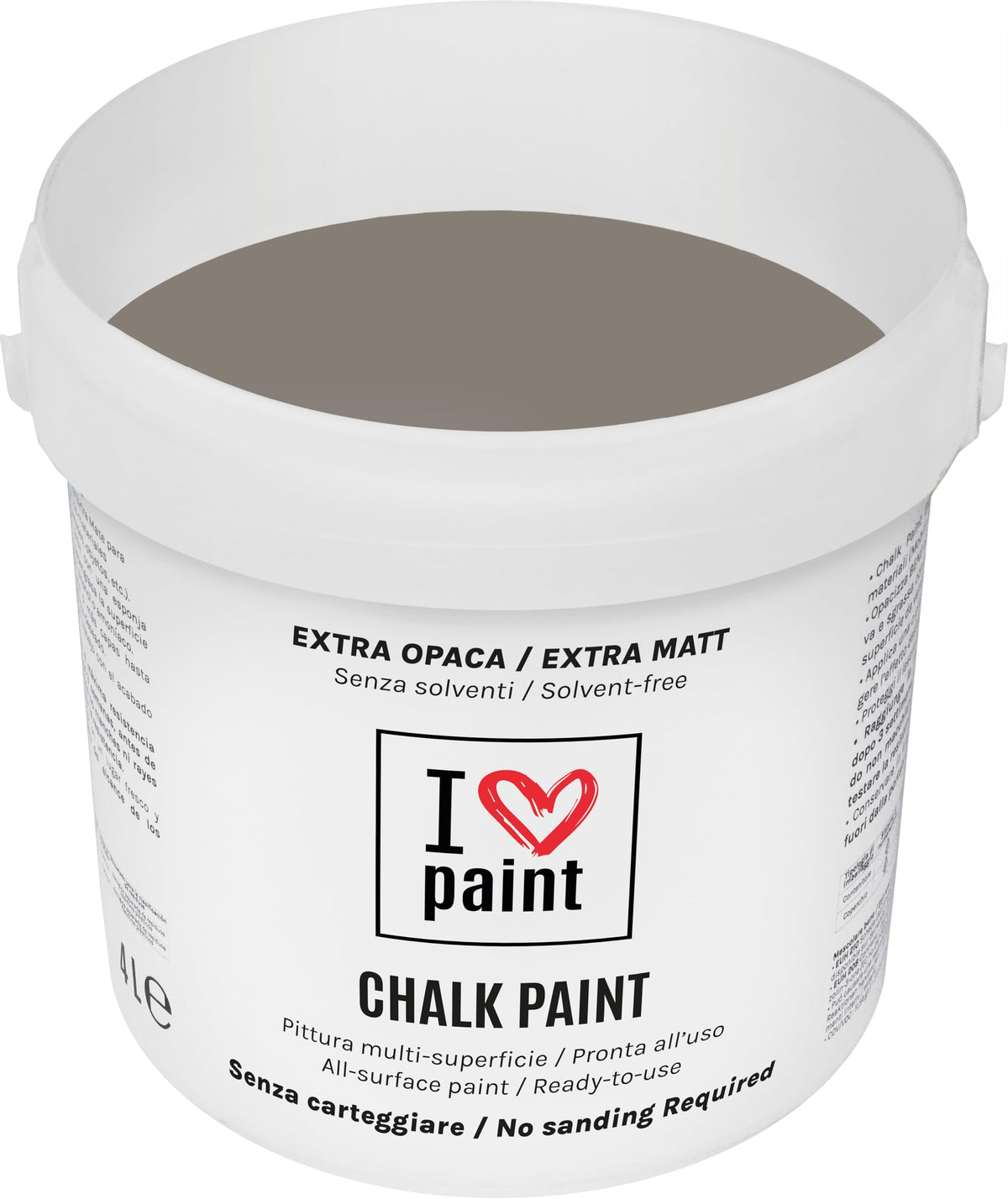 I LOVE paint Cera Trasparente per Chalk Paint e Legno 375ml - Non Altera il Colore Originale - Perfetta per Superfici Porose e Restauro - Con Cera d'Api e Cere Nobili