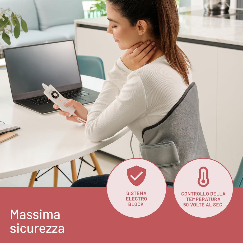 Imetec Intellisense Cervical – Termoforo cervicale e spalle 47x52 cm