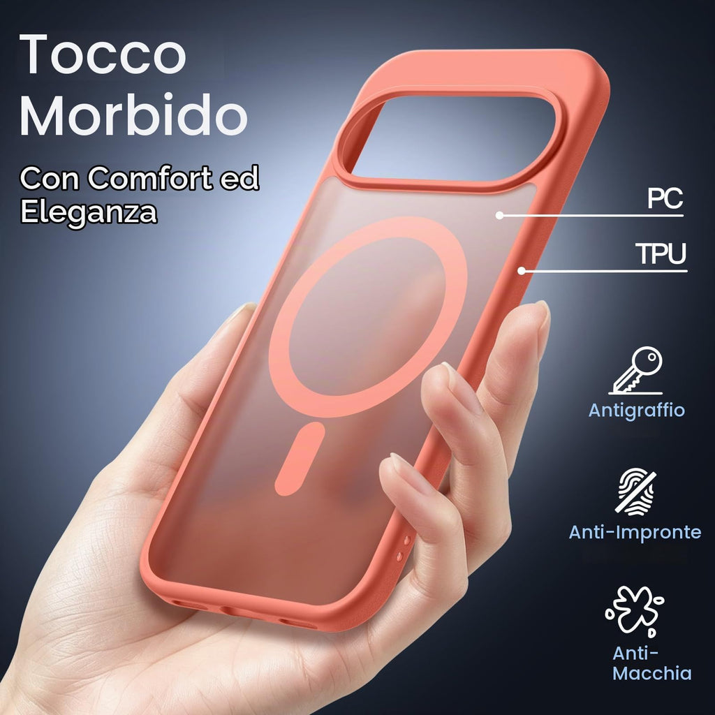 JETech Cover Magnetica per Google Pixel 10/10 Pro, Nero Ossidiana