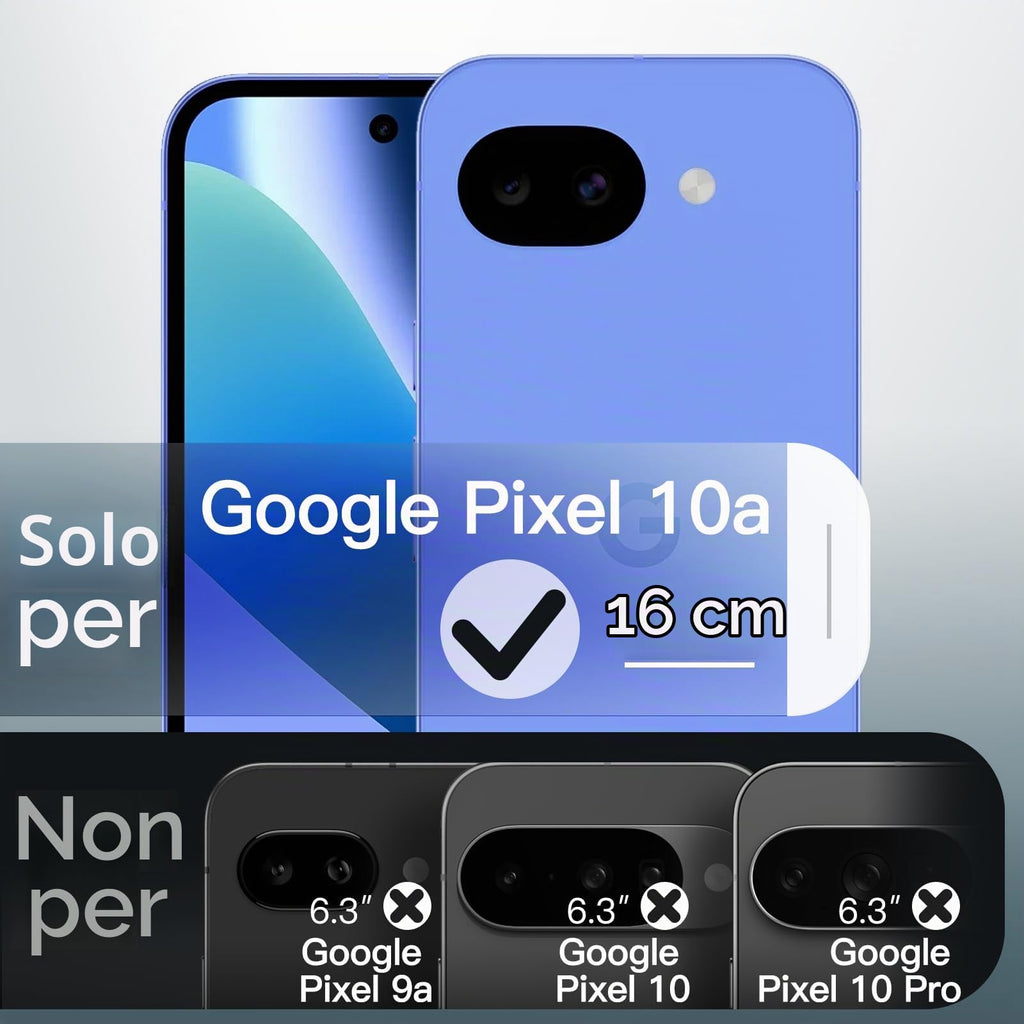 JETech Cover Magnetica per Google Pixel 10/10 Pro, Nero Ossidiana