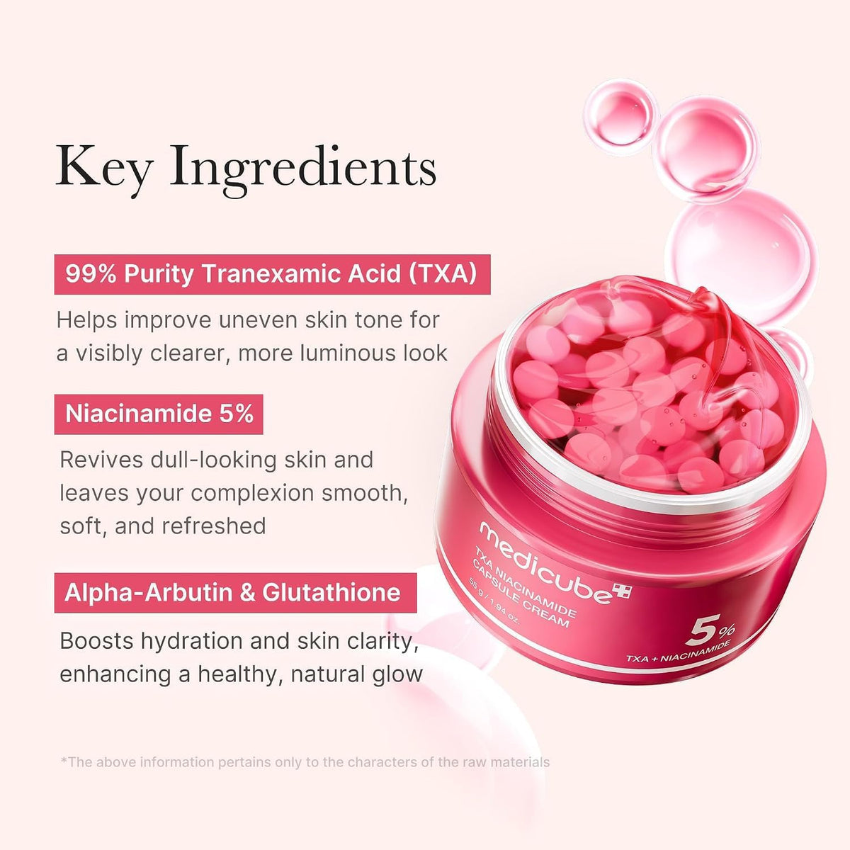 medicube Capsule Cream with TXA + Niacinamide
