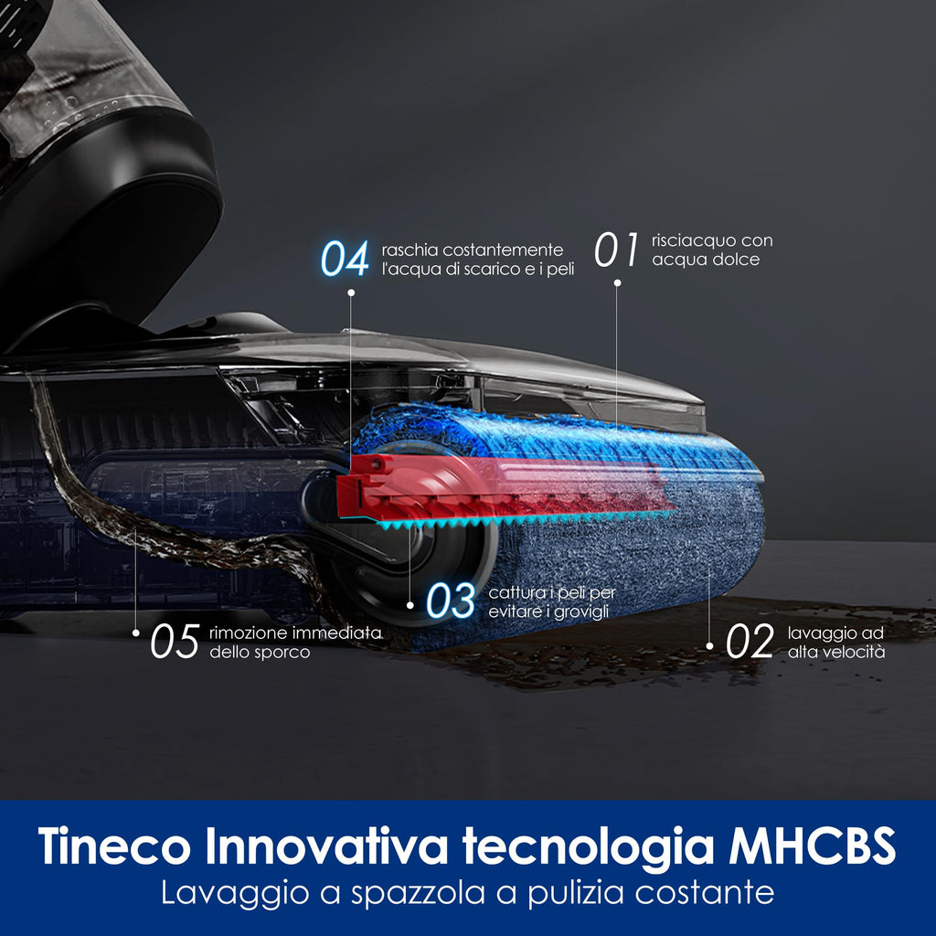 Tineco Floor ONE S7 Stretch Ultra Lavapavimenti aspirapolvere senza fili