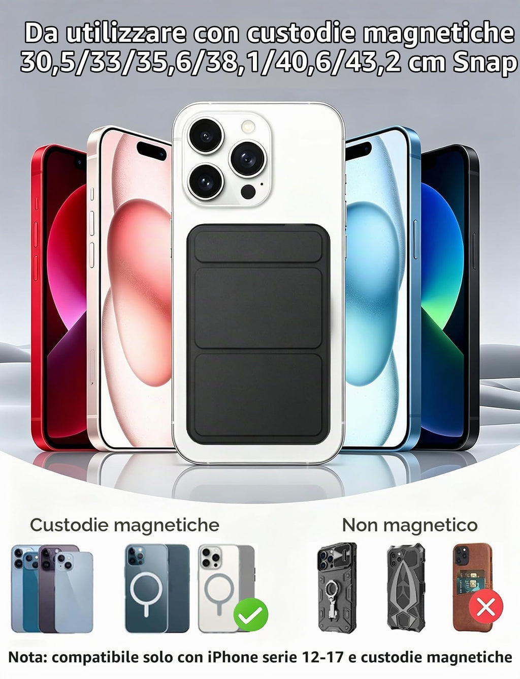 per Magsafe Powerbank 10000mAh,Power bank per iPhone con Supporto