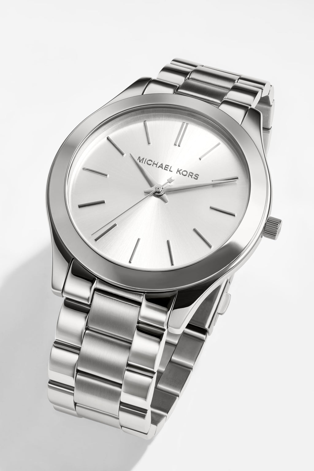 Michael Kors Orologio Slim Runway da donna, movimento al quarzo a tre lancette da 42 mm con cinturino in acciaio inossidabile