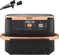 Ninja FlexDrawer, Friggitrice ad Aria XL, Doppia Zona, 10,4L, Nero/Rame
