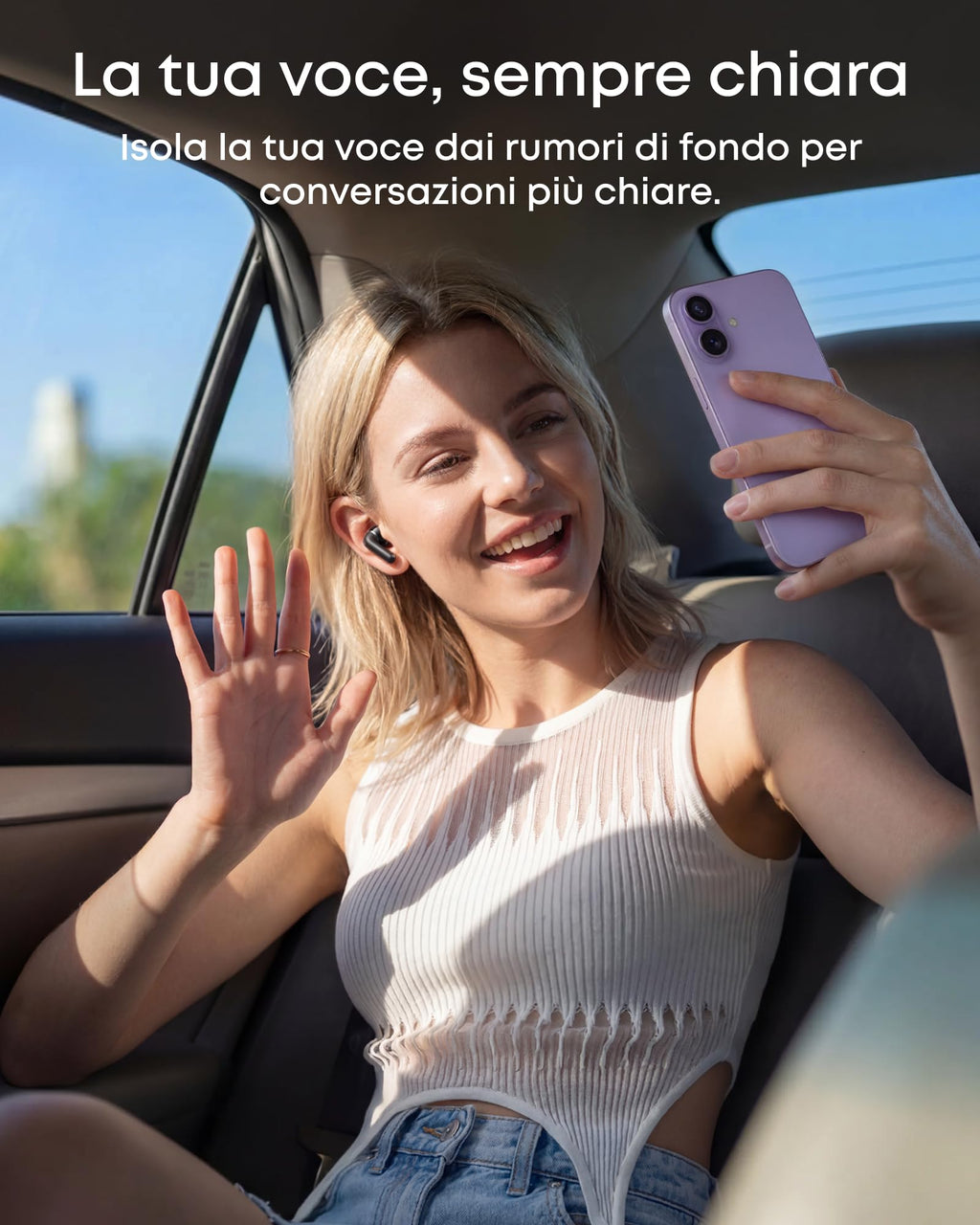 Soundcore di Anker P31i Cuffie Bluetooth con Cancellazione Adattiva Rumore