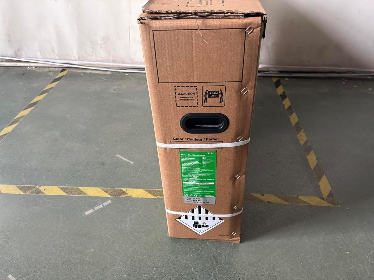 Finbike Bici Elettrica Pieghevole 14'' Pneumatico, 432WH Batteria, Autonomia di 30-50 KM, Motore 250W, E-Bike per Adulti e Adolescente, Carico 120kg, 10/15/25KM/H