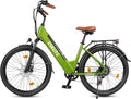 ESKUTE C100 Plus Bici Elettrica, 26 Pollici Bicicletta Elettrica, Motore 250W, Batteria Rimovibile 36V 13Ah, Velocità Massima di 25 km/h, 7 Velocità, Display LCD, E-bike per Adulti