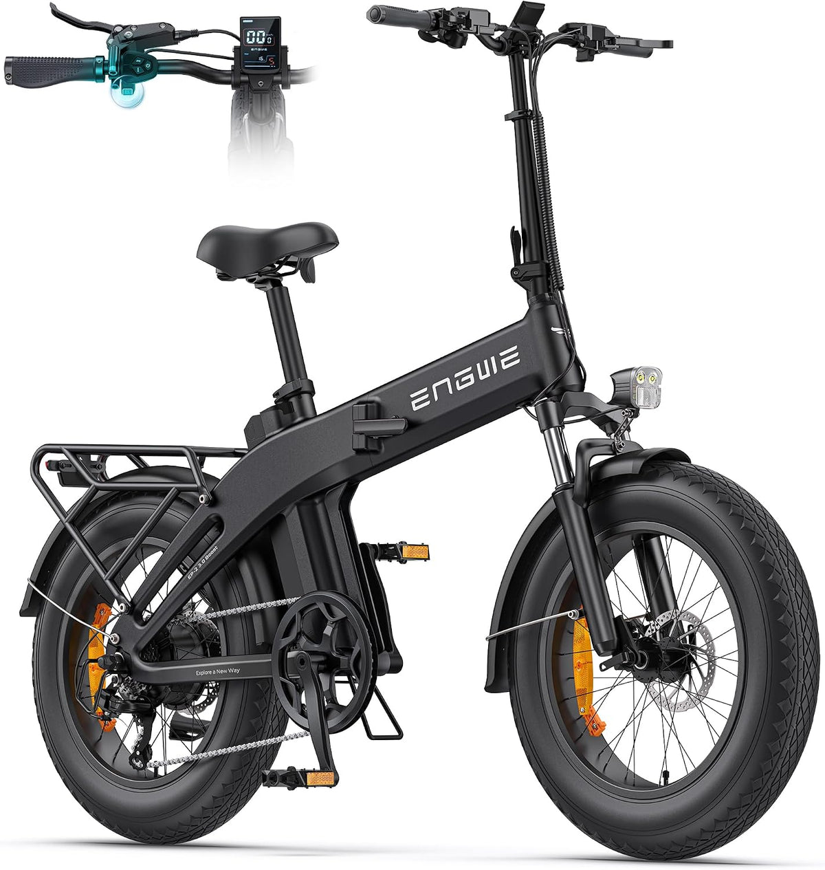 ENGWE EP-2 3.0 BOOST Bici Elettrica Pieghevole, Batteria Da 48 V 13,5Ah