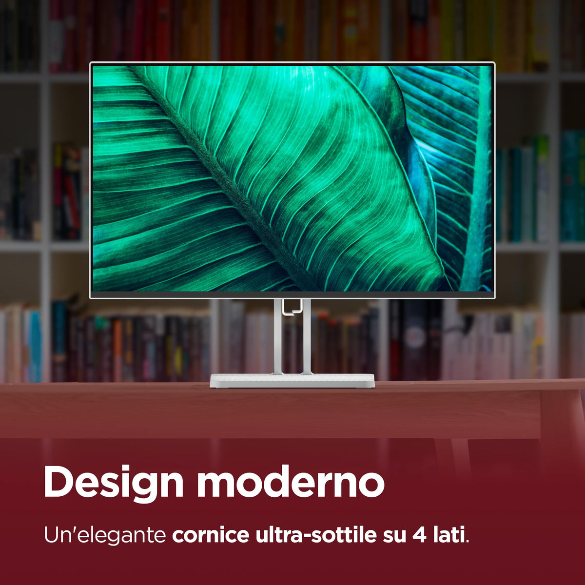 Lenovo L27-45 Monitor IPS 27" Full HD, 144Hz, 1ms, Altoparlanti integrati, HDMI e VGA, Ideale per Gaming, Studio e Home Office, VESA 100x100mm, AMD FreeSync, Inclinazione Regolabile