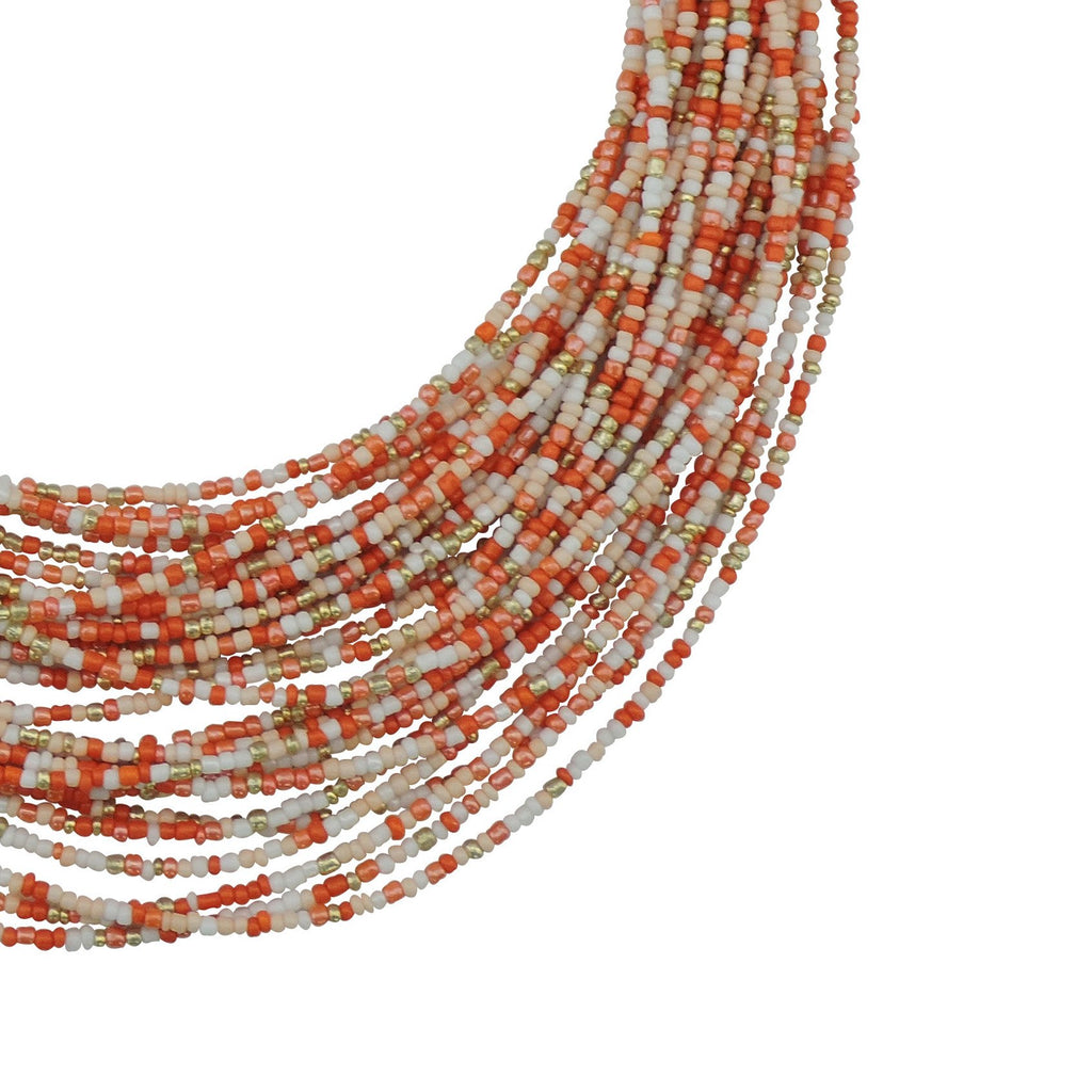 Bocar Multi Layer Chunky Bavaglino dichiarazione perle semi, collare collana per donne regalo (NK-10351)
