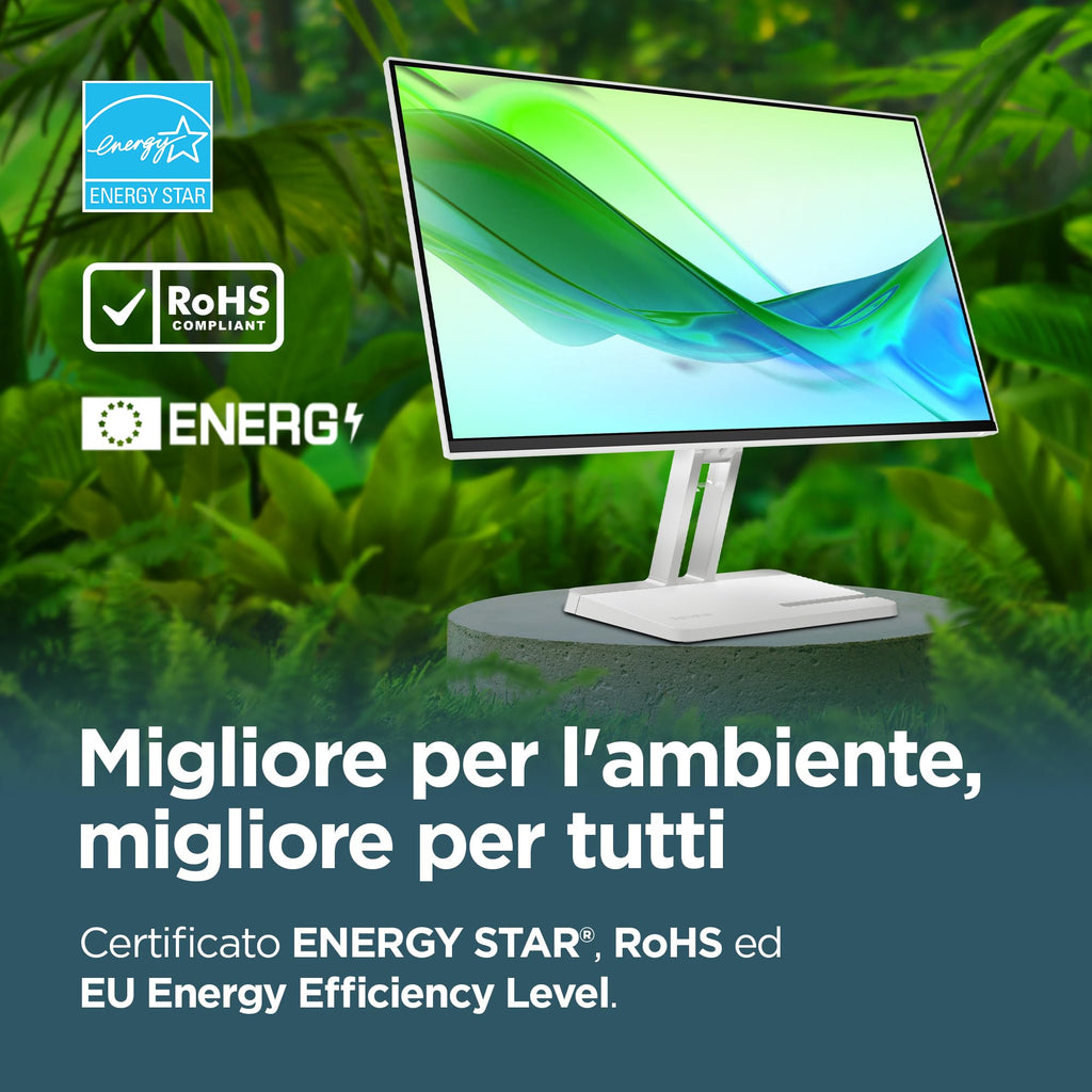 Lenovo L27-45 Monitor IPS 27" Full HD, 144Hz, 1ms, Altoparlanti integrati, HDMI e VGA, Ideale per Gaming, Studio e Home Office, VESA 100x100mm, AMD FreeSync, Inclinazione Regolabile