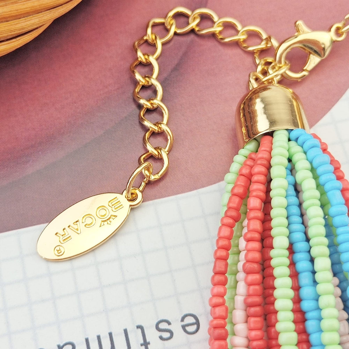 Bocar Multi Layer Chunky Bavaglino dichiarazione perle semi, collare collana per donne regalo (NK-10351)