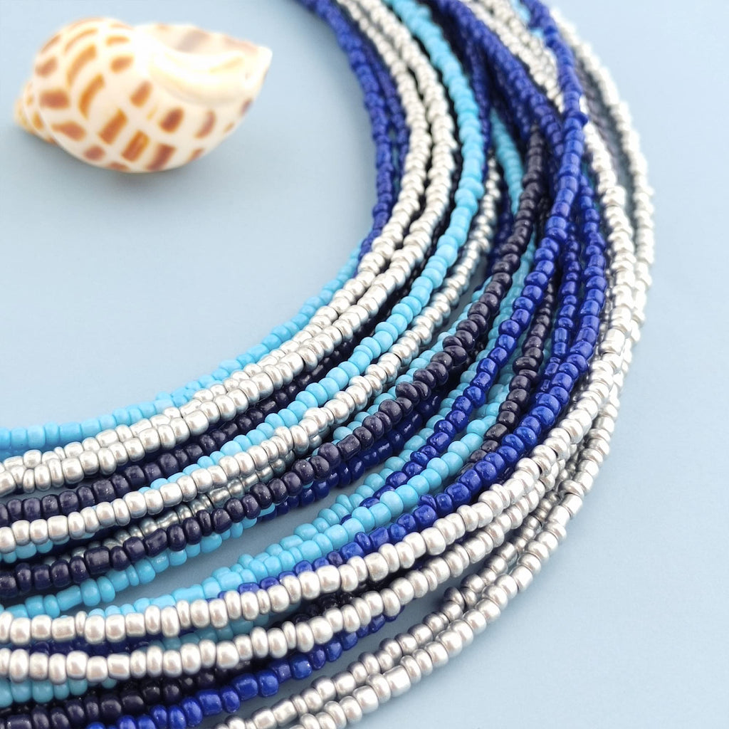 Bocar Multi Layer Chunky Bavaglino dichiarazione perle semi, collare collana per donne regalo (NK-10351)