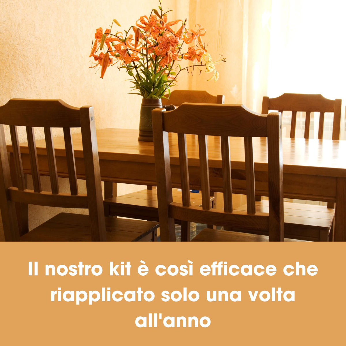 Cera d'Api Naturale per Legno & Mobili Furniture Clinic: 200ml - Rifinisce e Lucida Ogni Legno per Armadi, Porte, Pavimenti- a Basso Odore, Atossica