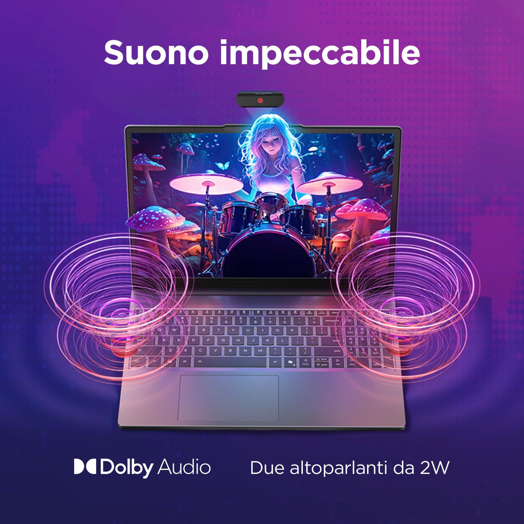 Lenovo IdeaPad Slim 3 Notebook 15" IPS, Intel Core 5 320, RAM 16GB, 512GB SSD, Windows 11 Home, WiFi 6, Laptop per Casa, Ufficio, Studio, Multitasking, Uso Quotidiano - Caricatore non incluso