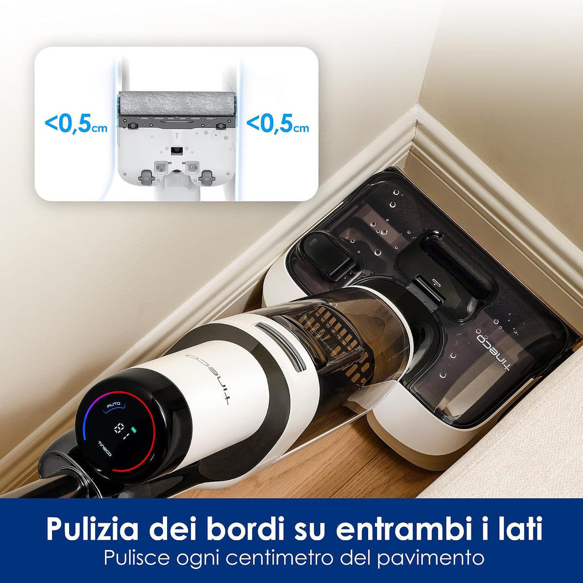 Tineco Floor ONE Stretch S6 AspirapolvereLavapavimenti, FlashDry, iLOOP