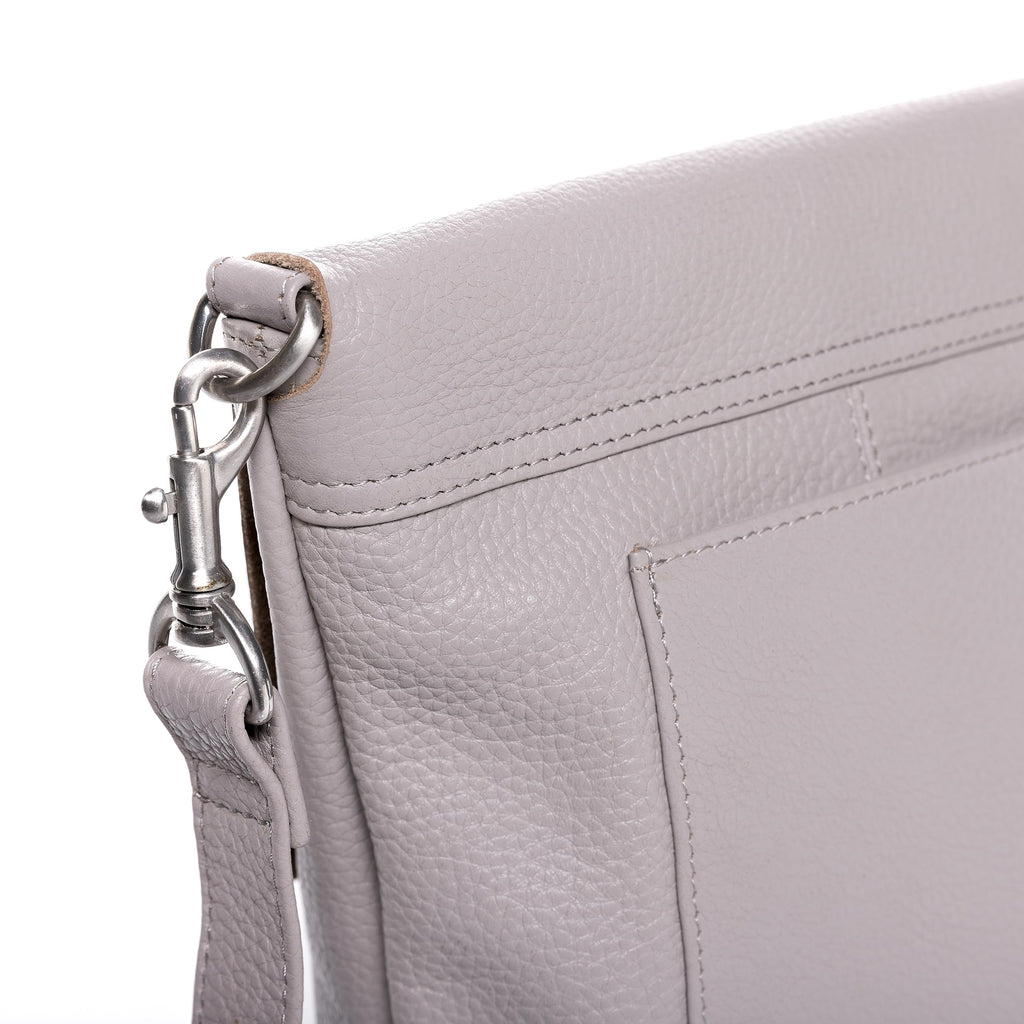 borsa a spalla vera pelle LIVA grande tracolla donna nero prodotto artigianale