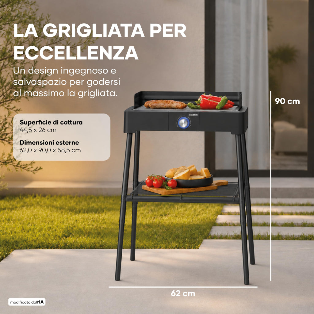 SEVERIN Barbecue Elettrico da Tavolo 2200W - PG 8565