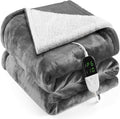 Coperta Termica Elettrica 155x180cm 6 Livelli di Riscaldamento,Timer 10H