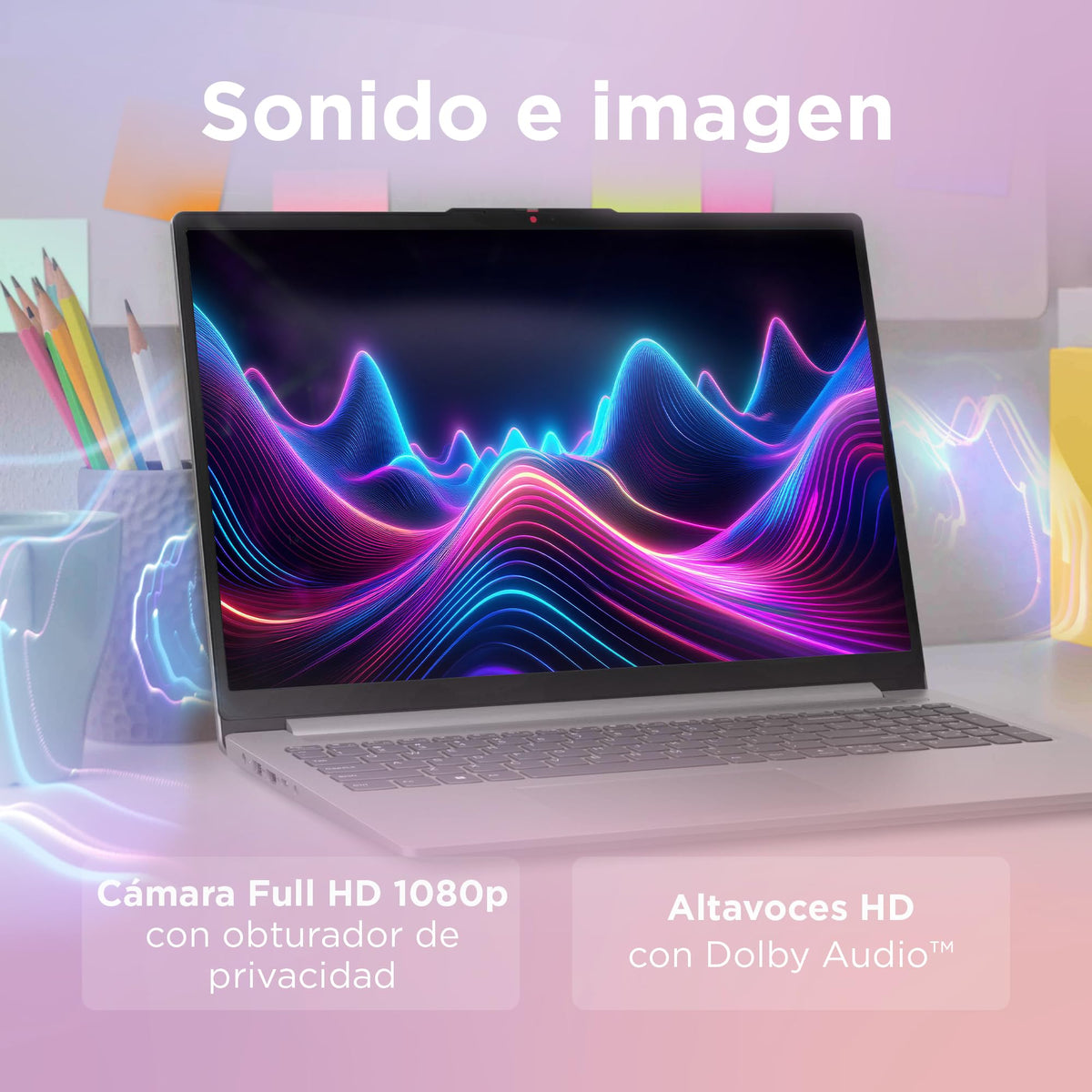 Lenovo IdeaPad Slim 3 Notebook 15" IPS, Intel Core 5 320, RAM 16GB, 512GB SSD, Windows 11 Home, WiFi 6, Laptop per Casa, Ufficio, Studio, Multitasking, Uso Quotidiano - Caricatore non incluso