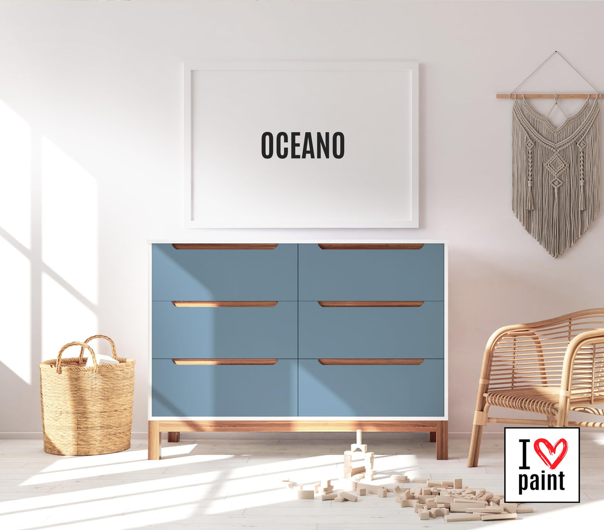 I LOVE paint Cera Trasparente per Chalk Paint e Legno 375ml - Non Altera il Colore Originale - Perfetta per Superfici Porose e Restauro - Con Cera d'Api e Cere Nobili