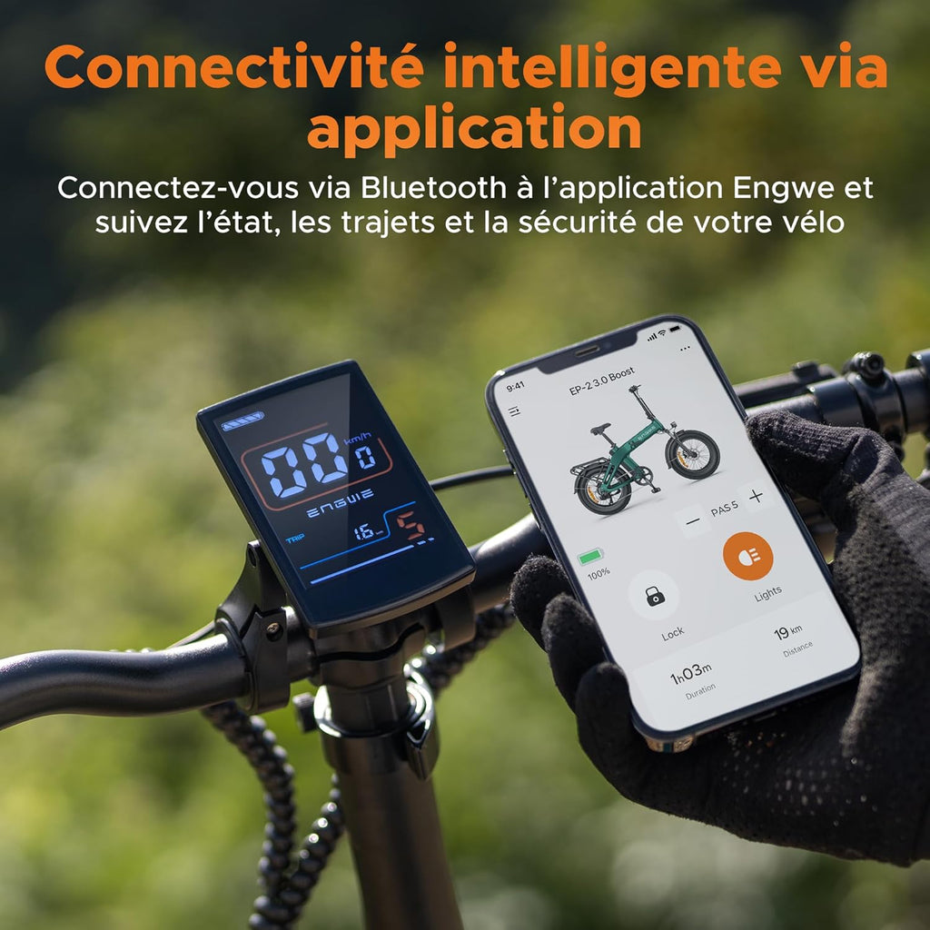 ENGWE EP-2 3.0 BOOST Bici Elettrica Pieghevole, Batteria Da 48 V 13,5Ah