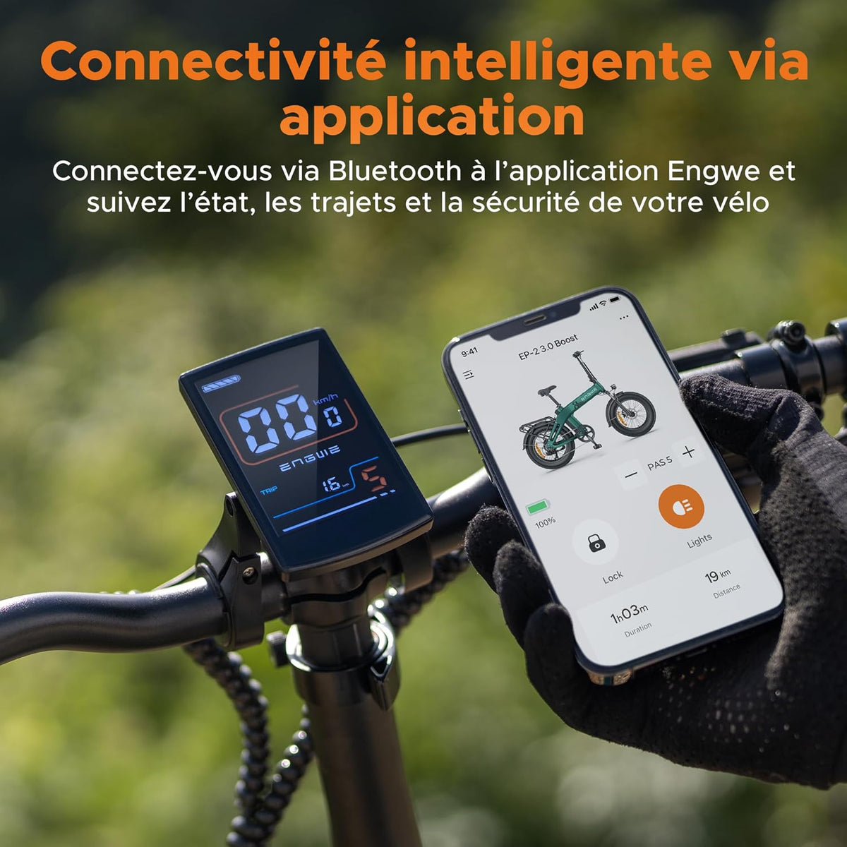 ENGWE EP-2 3.0 BOOST Bici Elettrica Pieghevole, Batteria Da 48 V 13,5Ah