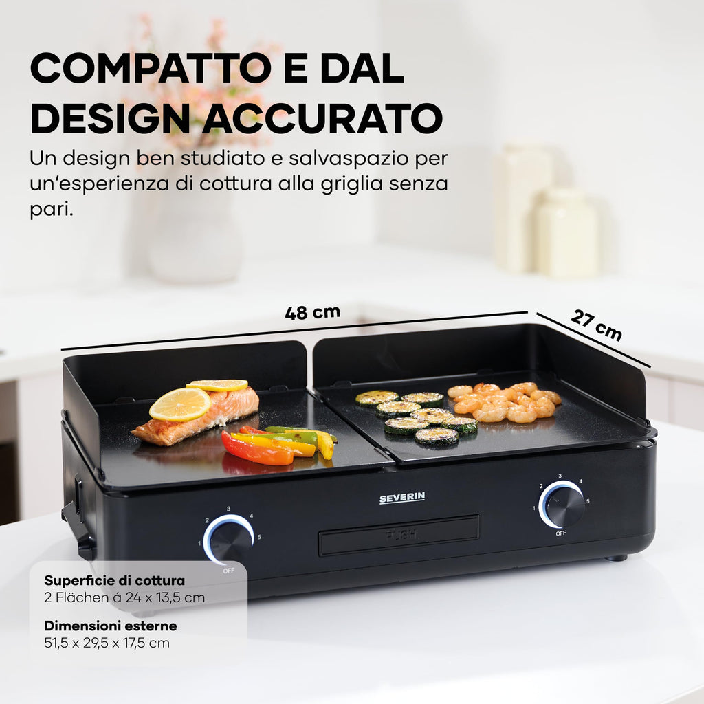 SEVERIN Barbecue Elettrico da Tavolo 2200W - PG 8565