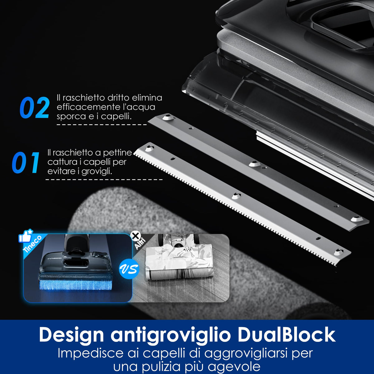 Tineco Floor ONE S7 Stretch Ultra Lavapavimenti aspirapolvere senza fili